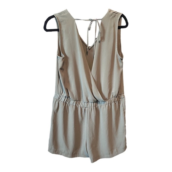 Zara Romper Olive Green Sz L - EUC - Picture 3 of 5